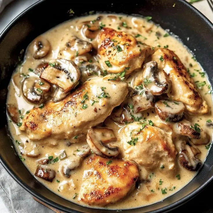 mushroom chicken