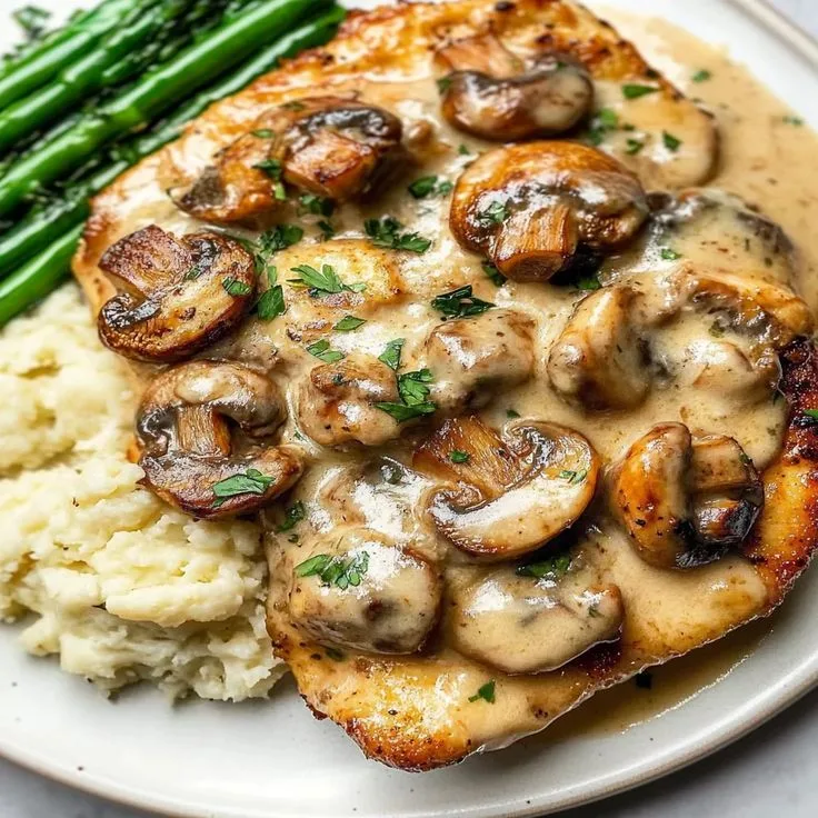 mushroom chicken