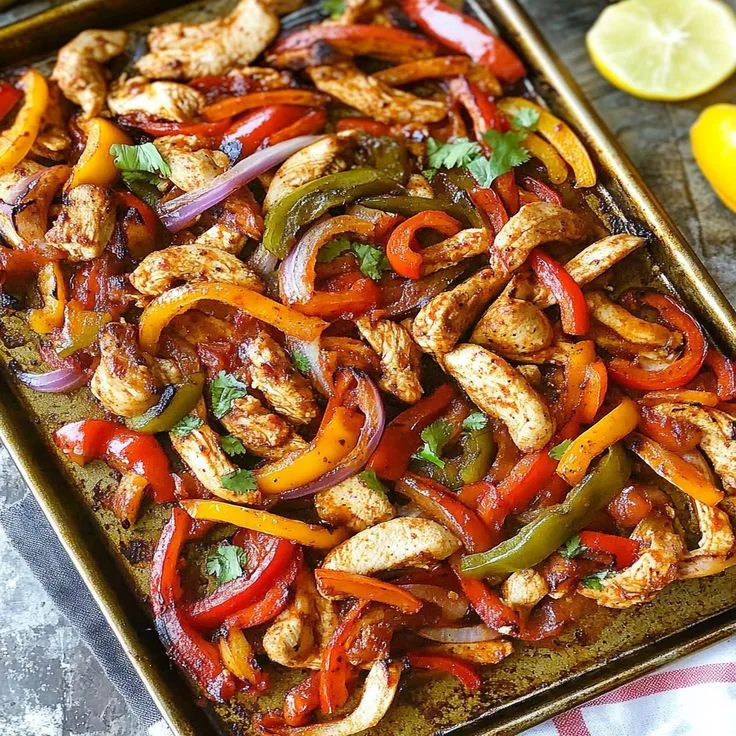 Sheet Pan Chicken Fajitas Recipe: Easy, Flavorful, and Perfect for Weeknights sheet pan chicken fajitas