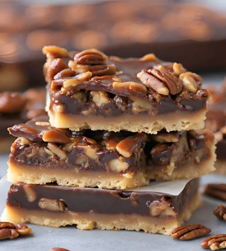 pecan turtles bars
