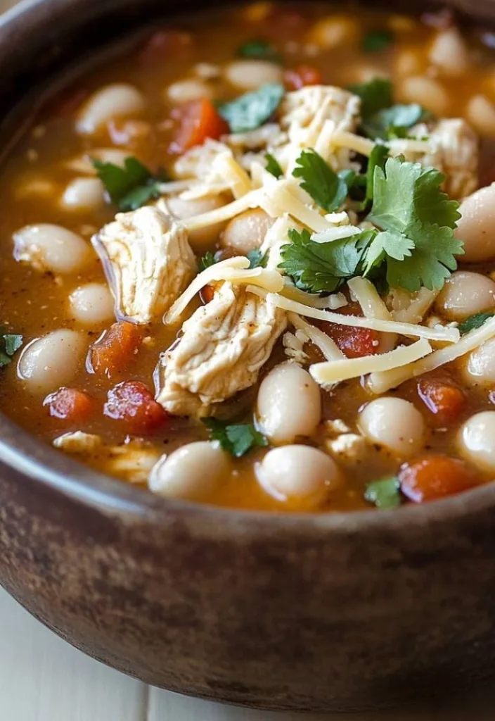 white bean chicken chili