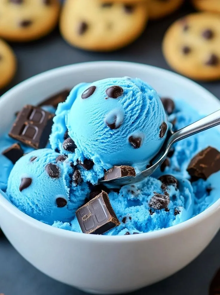 Cookie Monster Ice Cream