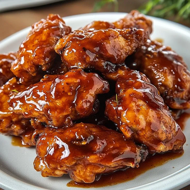 sticky spicy bbq chicken
