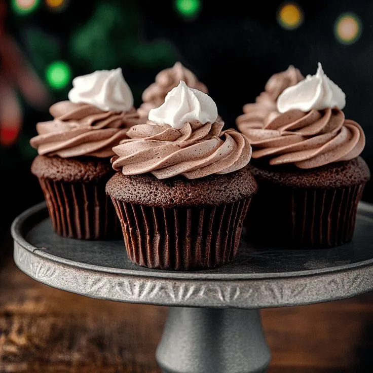 Hot Chocolate Cupcakes