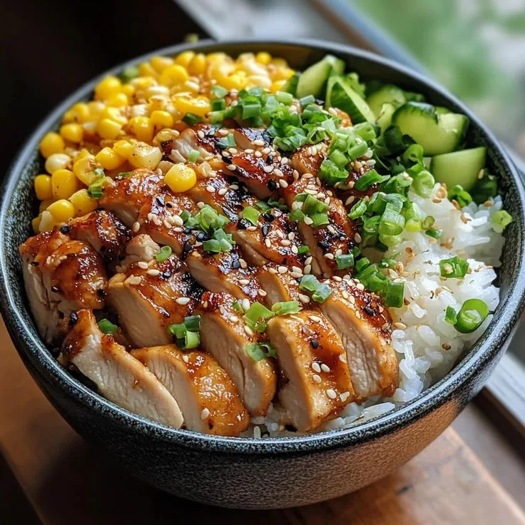 Street Corn Chicken Rice Bowl Recipe: A Warm, Spicy Delight: Bold, Creamy, and Satisfying Street Corn Chicken Rice Bowl