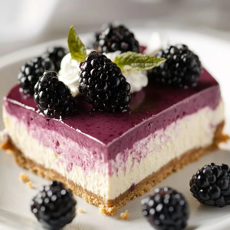 Blackberry Cheesecake Brownies