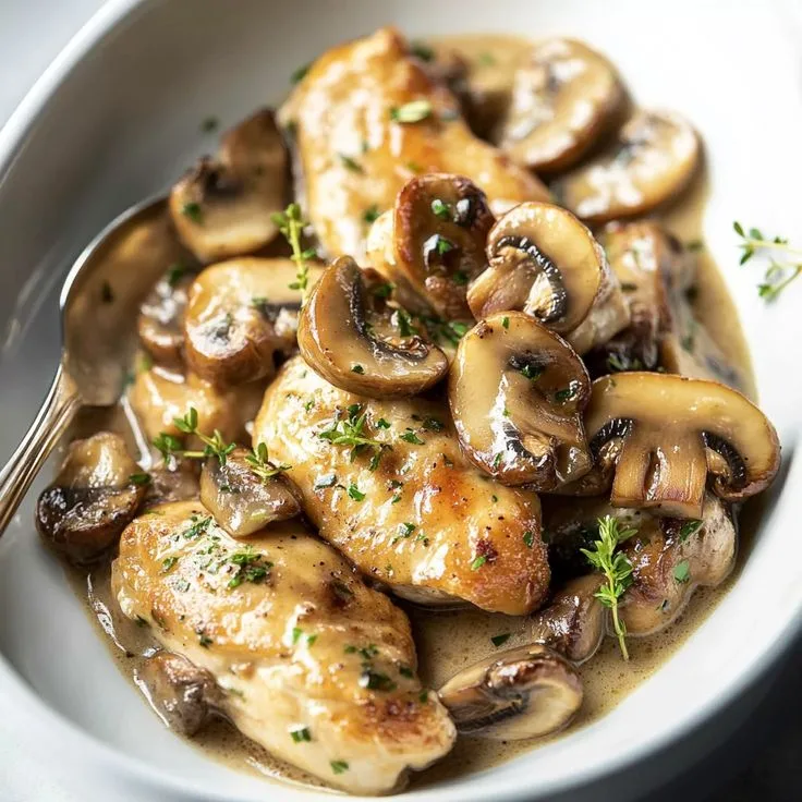 mushroom chicken