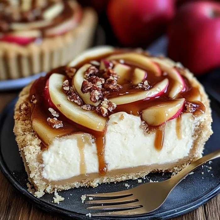 apple crisp cheesecake