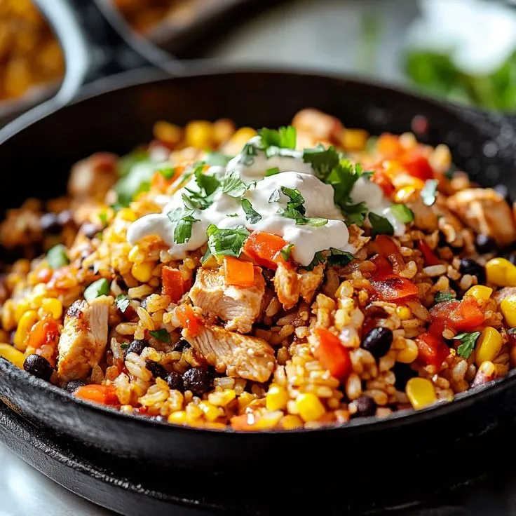 southwest chicken and rice