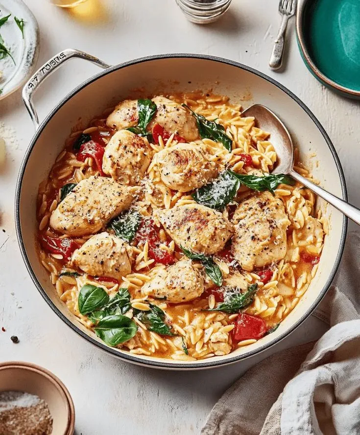 Marry Me Chicken Orzo