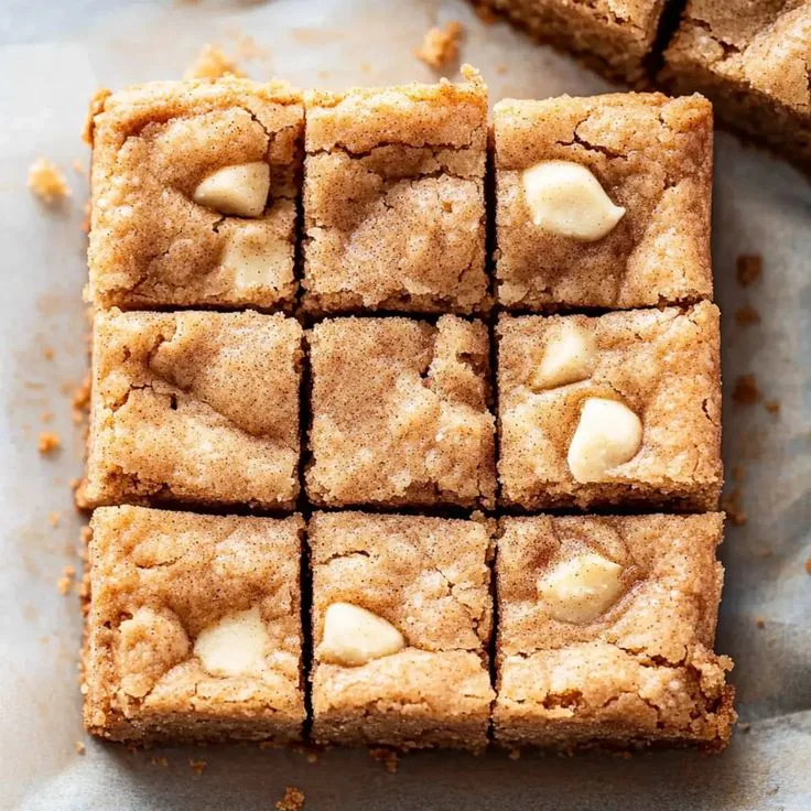 snickerdoodle blondies