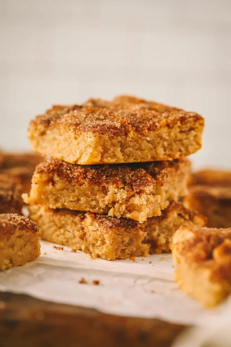 snickerdoodle blondies