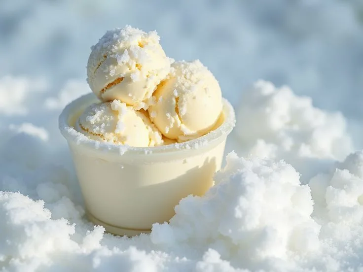 Snow Ice Cream Recipe