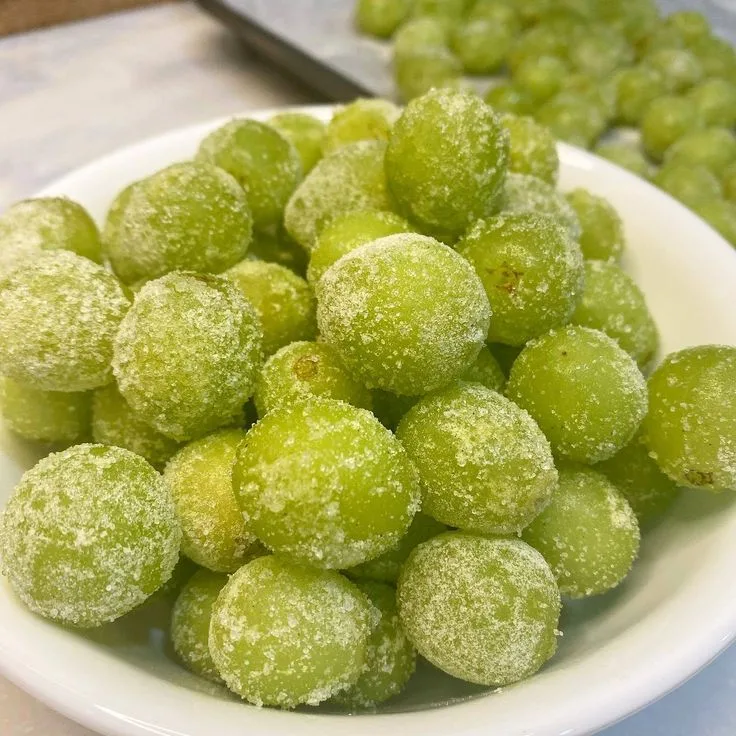 Frozen Candy Grapes