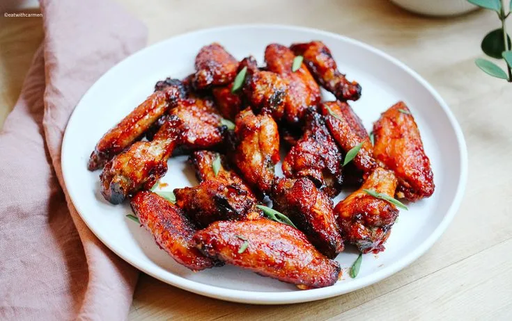 sticky spicy bbq chicken