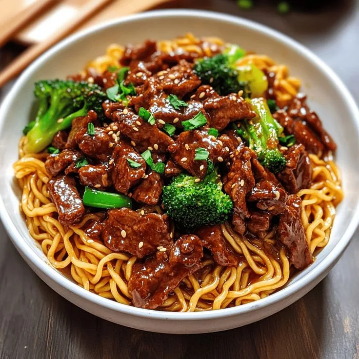 beef and noodles