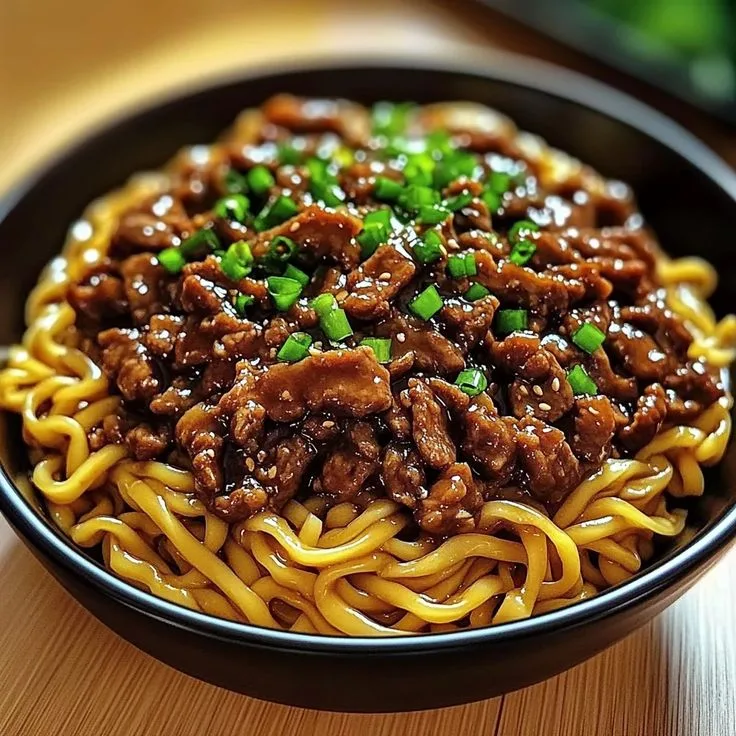 beef and noodles