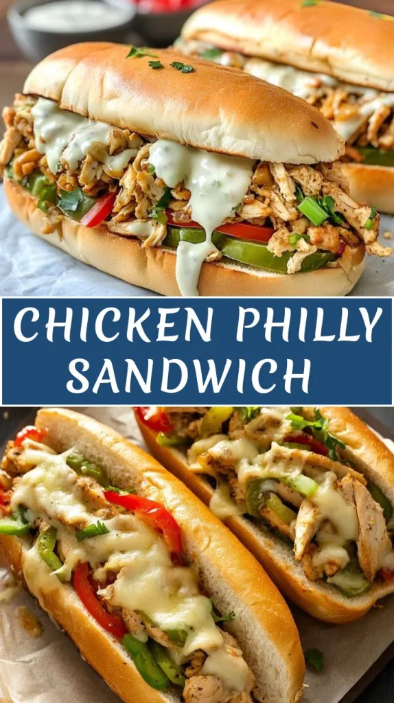 chicken philly sandwich