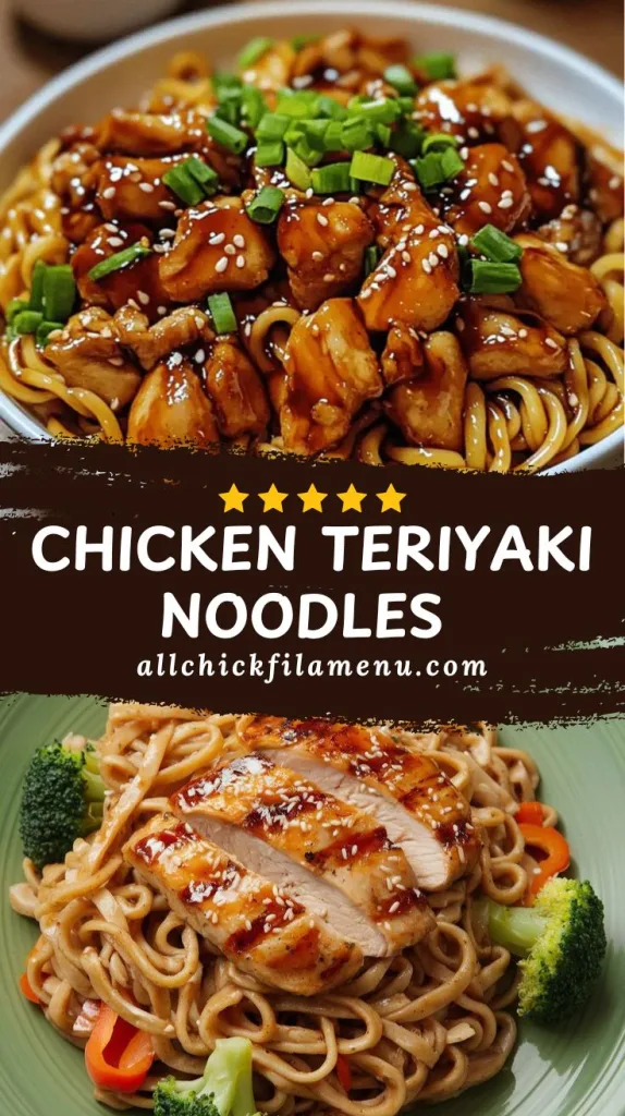 chicken teriyaki noodles