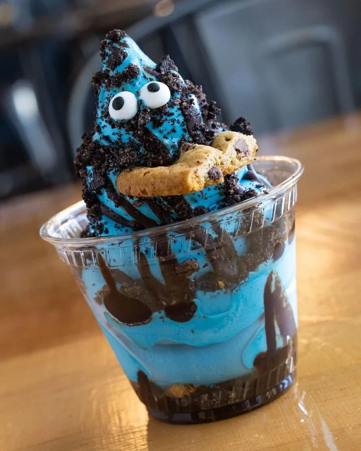Cookie Monster Ice Cream