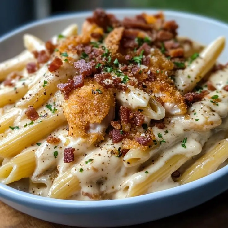 cheddar bacon ranch chicken pasta