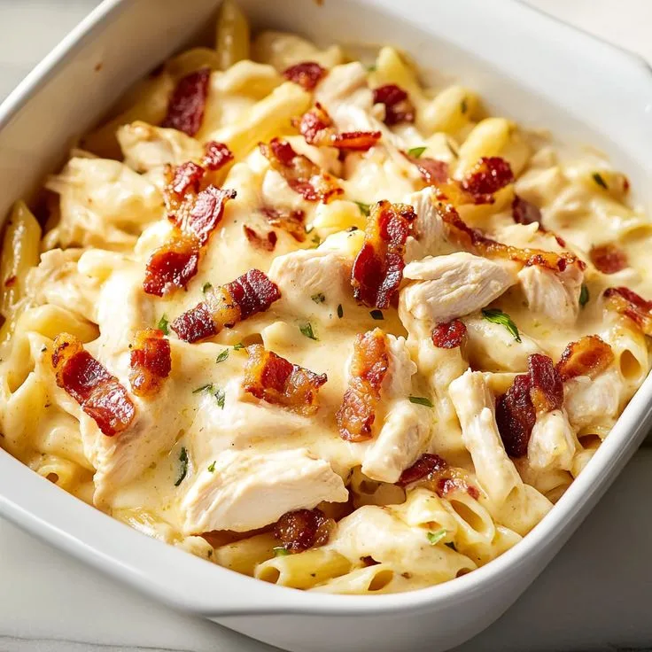 cheddar bacon ranch chicken pasta
