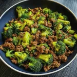 ground beef and broccoli