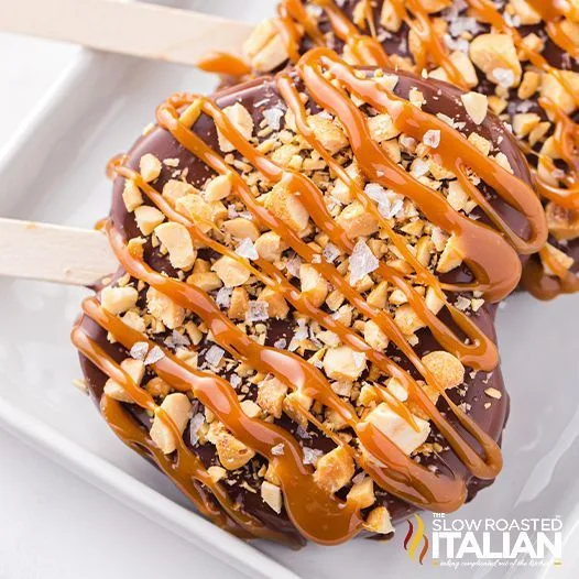 Chocolate Turtle Apple Slices 