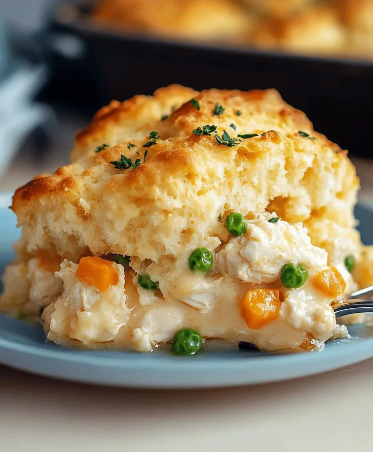 cheddar bay biscuit chicken pot pie