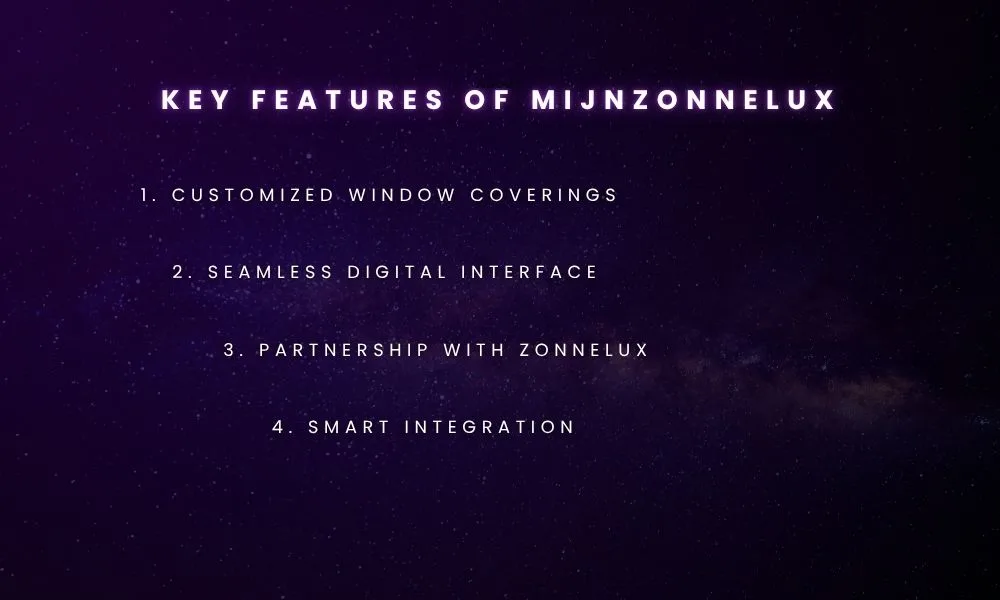 Key Features of MijnZonneLux